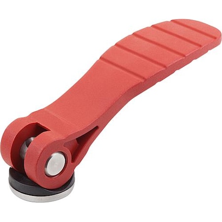 Kipp Cam Lever with plastic handle int. thread, steel or stainless, metric K0646.25318408